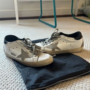 Size 6 golden gooses super cute, worn a couple times but out-grew them!